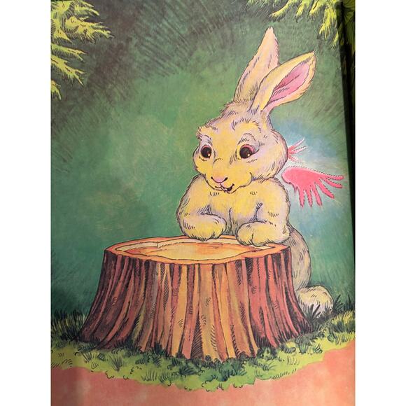 Vintage 1978 The Little Rabbit Who Wanted Red Wings by Carolyn Bailey, VG, HC - Picture 4 of 4